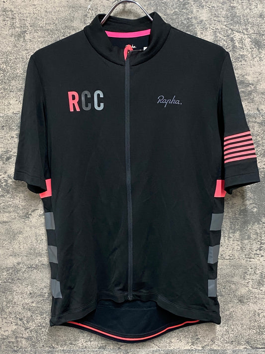 JA341 ラファ Rapha RCC MEN'S CLASSIC JERSEY Ⅱ 半袖 サイクルジャージ 黒 XL