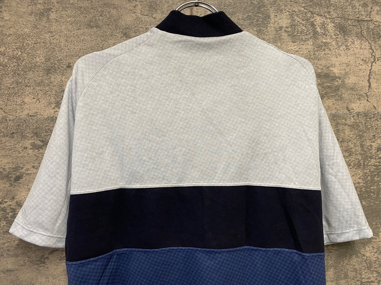 JB760 カペルミュール KAPELMUUR 半袖 サイクルジャージ ハーフジップ 水色 紺 L