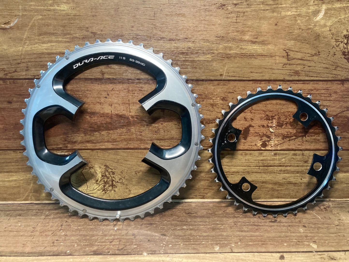 II432 シマノ SHIMANO デュラエース DURA-ACE FC-9000 チェーンリング セット 53/39T