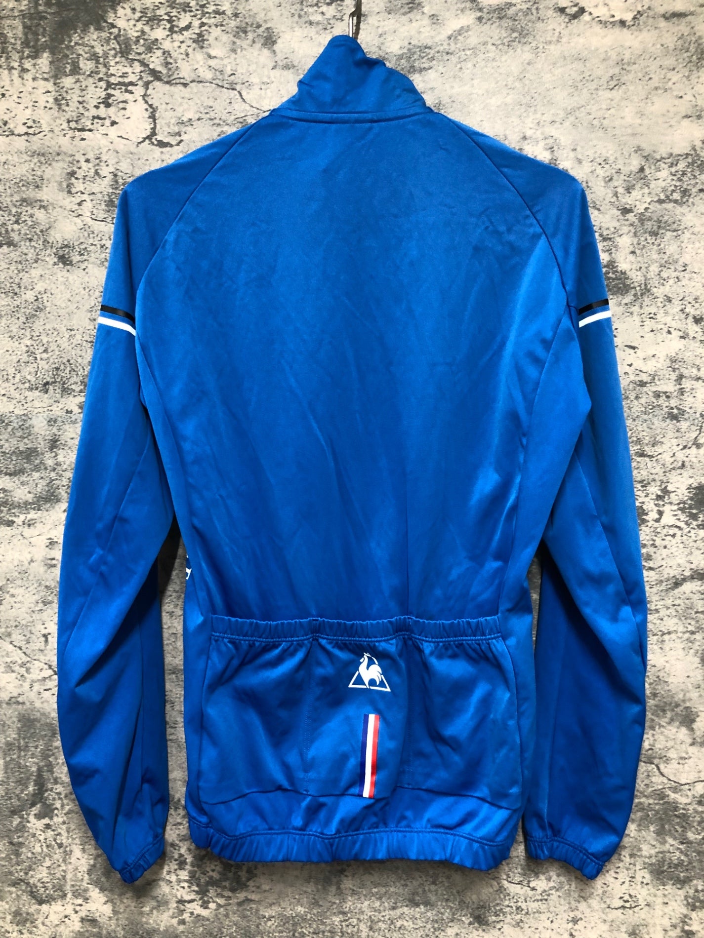 IY177 ルコックスポルティフ le coq sportif 長袖 サイクルジャージ 青 SS