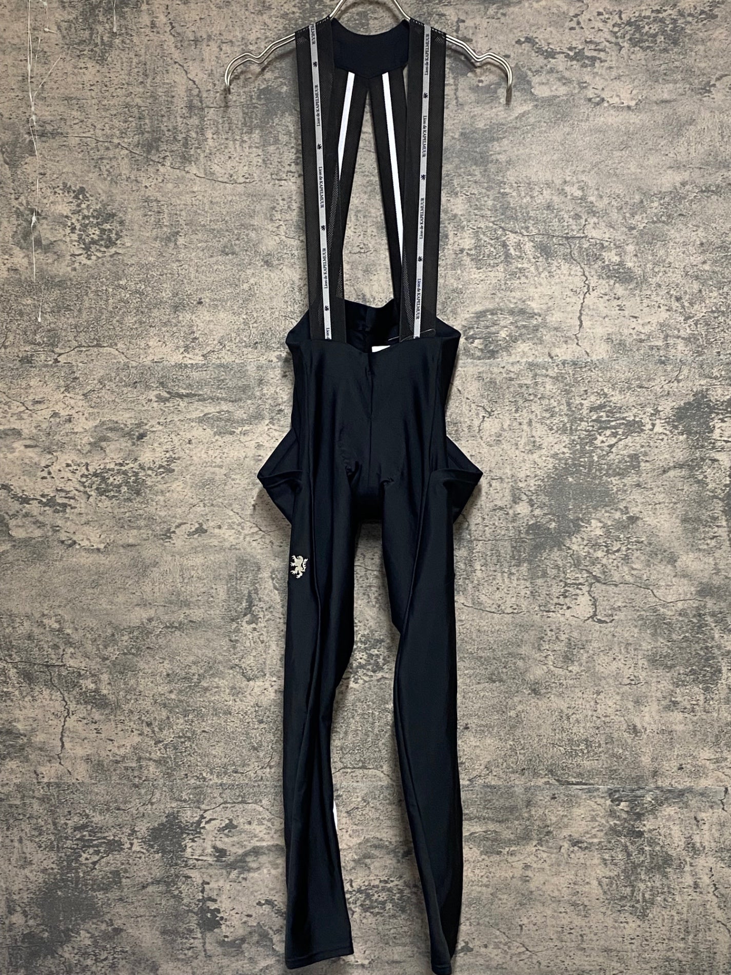 JC254 リオンドカペルミュール Lion de KAPELMUUR カーゴ ビブタイツ 黒 M ※パッド汚れ