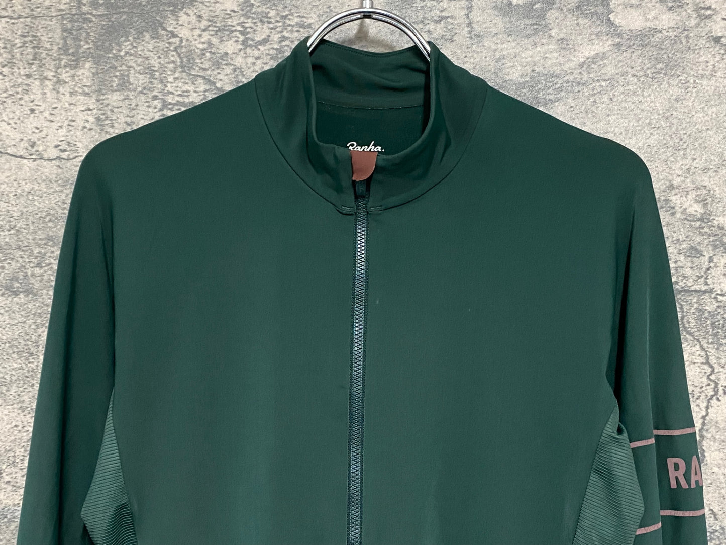 IZ737 ラファ Rapha PRO TEAM LONG SLEEVE THERMAL JERSEY 長袖サイクルジャージ 緑 S