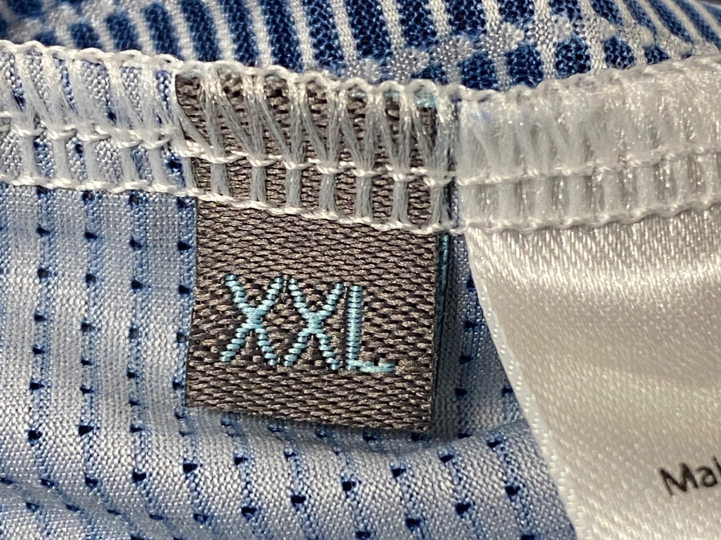 IO567 カフェドシクリステ CAFE DU CYCLISTE 半袖 サイクルジャージ 白紺 ボーダー XXL