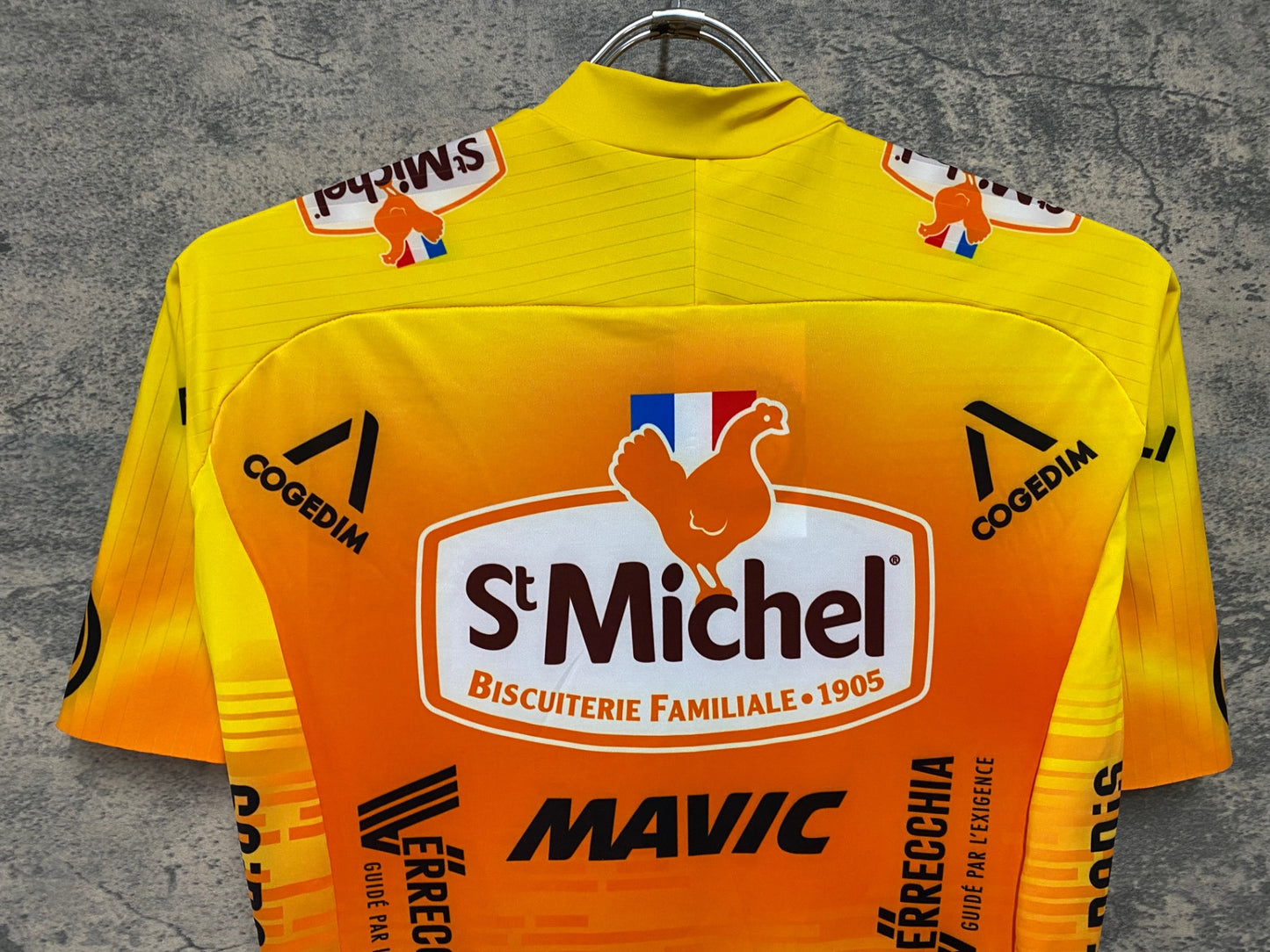 IZ494 ポリ POLI 半袖サイクルジャージ オレンジ M 3 St. Michel–Preference