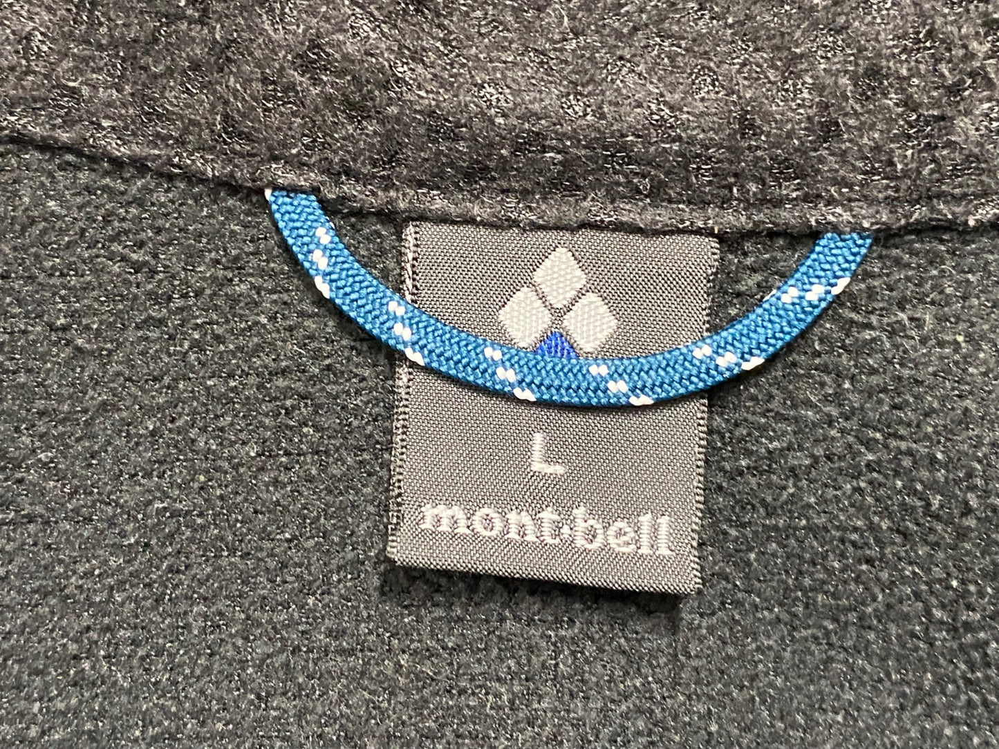 JB487 モンベル mont-bell 長袖 サイクルジャケット 水色 L 裏起毛