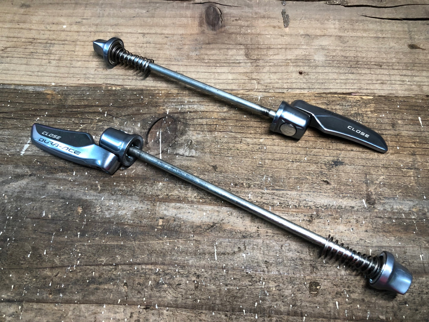 IF596 シマノ SHIMANO デュラエース DURA-ACE WH-9000 クイックリリース 前後セット 100mm 130mm