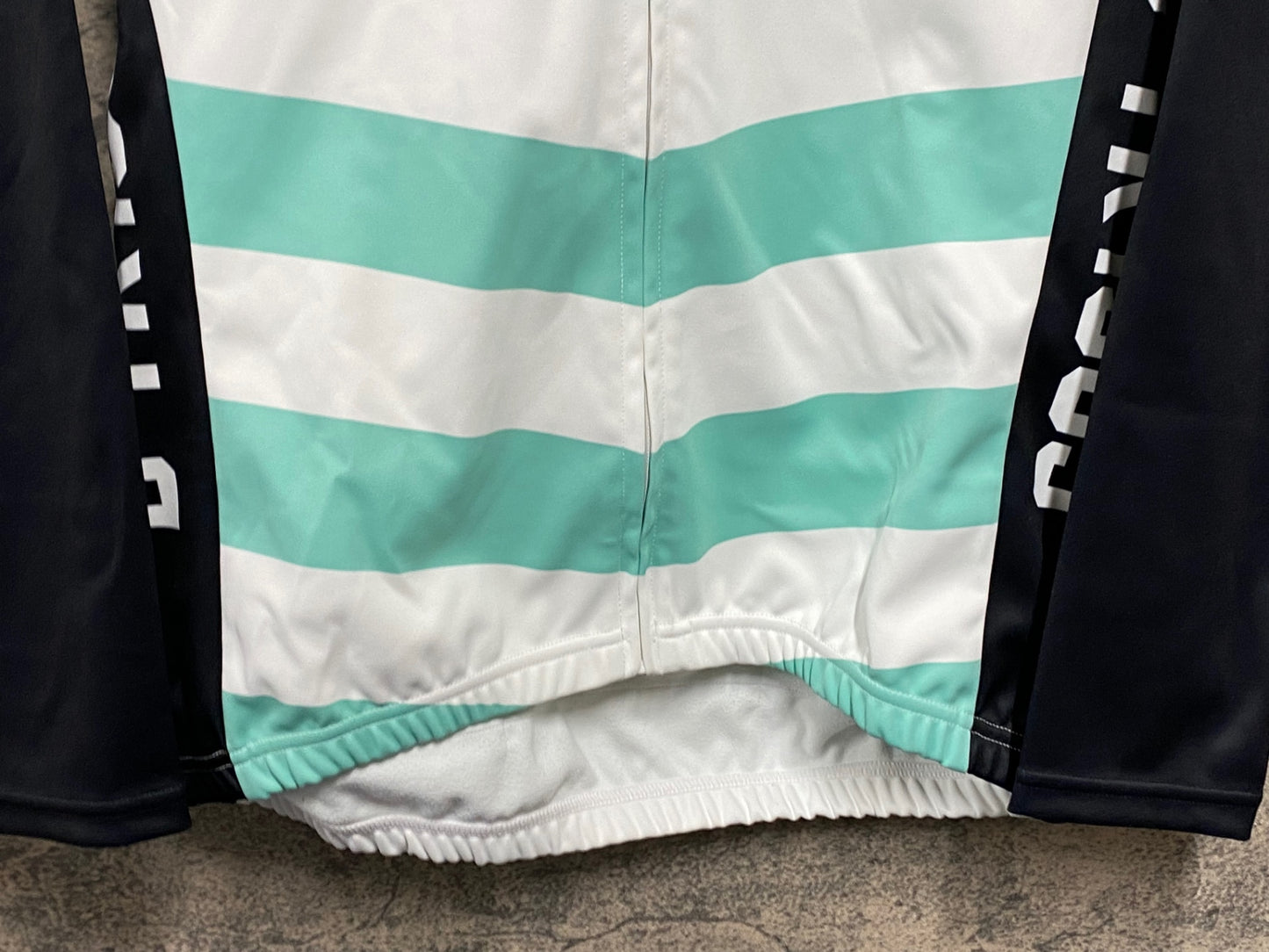 JA637 パールイズミ PEARL iZUMi 長袖 サイクルジャージ 黒 白 L 裏起毛