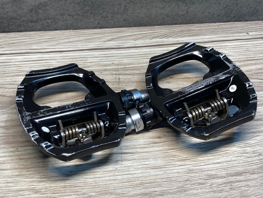 IZ618 シマノ SHIMANO PD-A530 ビンディングペダル 片面フラット 黒