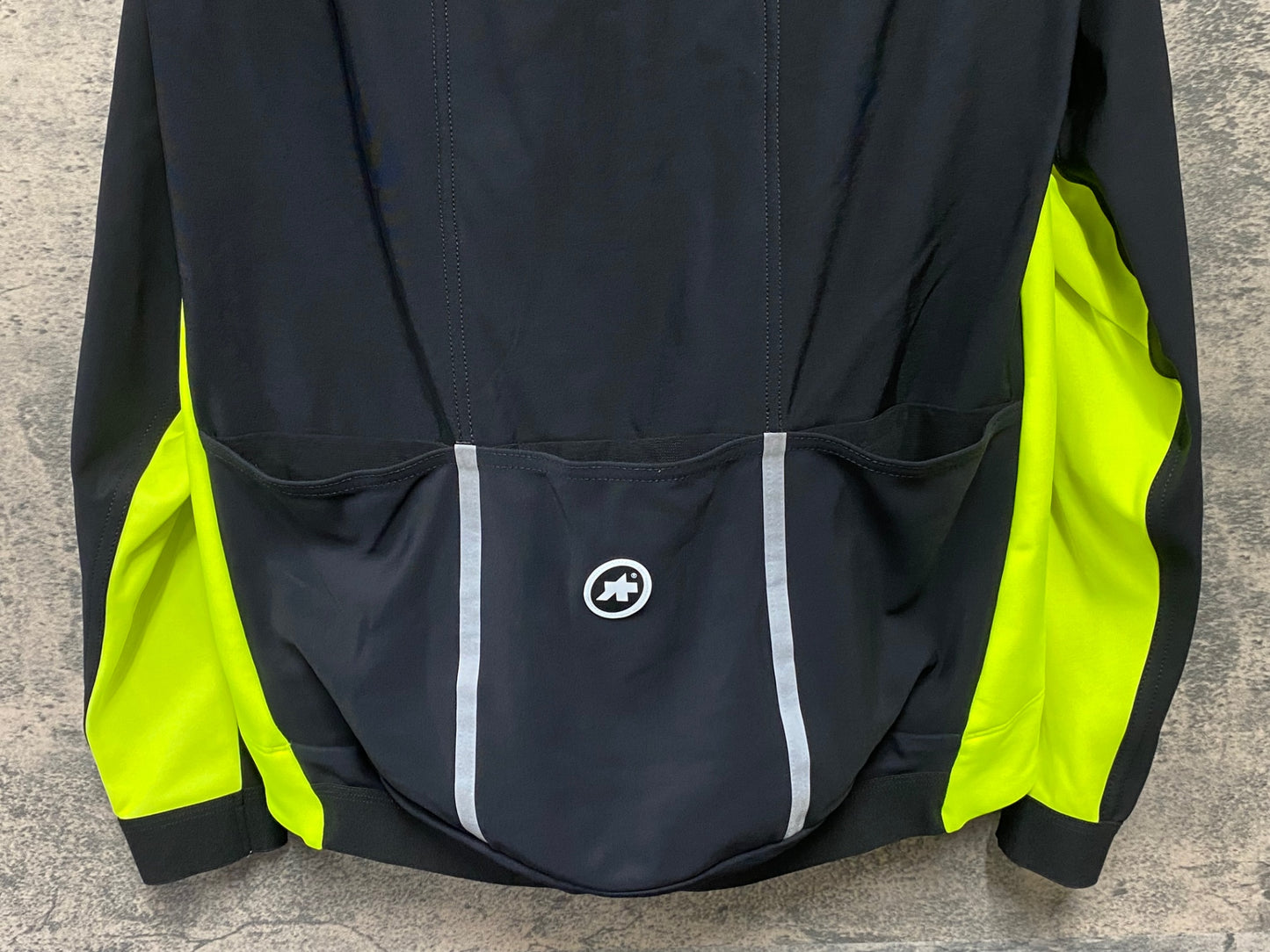 JA384 アソス assos MILLE GT Winter Jacket EVO 長袖 サイクルジャケット 黒黄緑 L 裏起毛