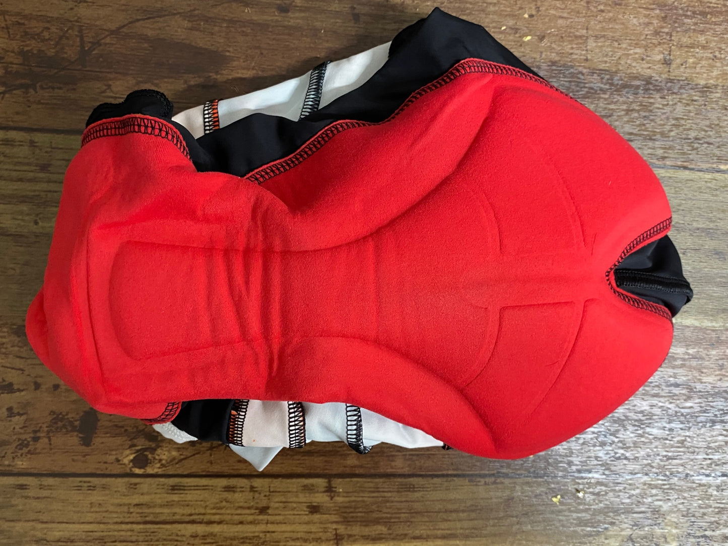 JB307 カステリ CASTELLI ビブショーツ 黒 白 L