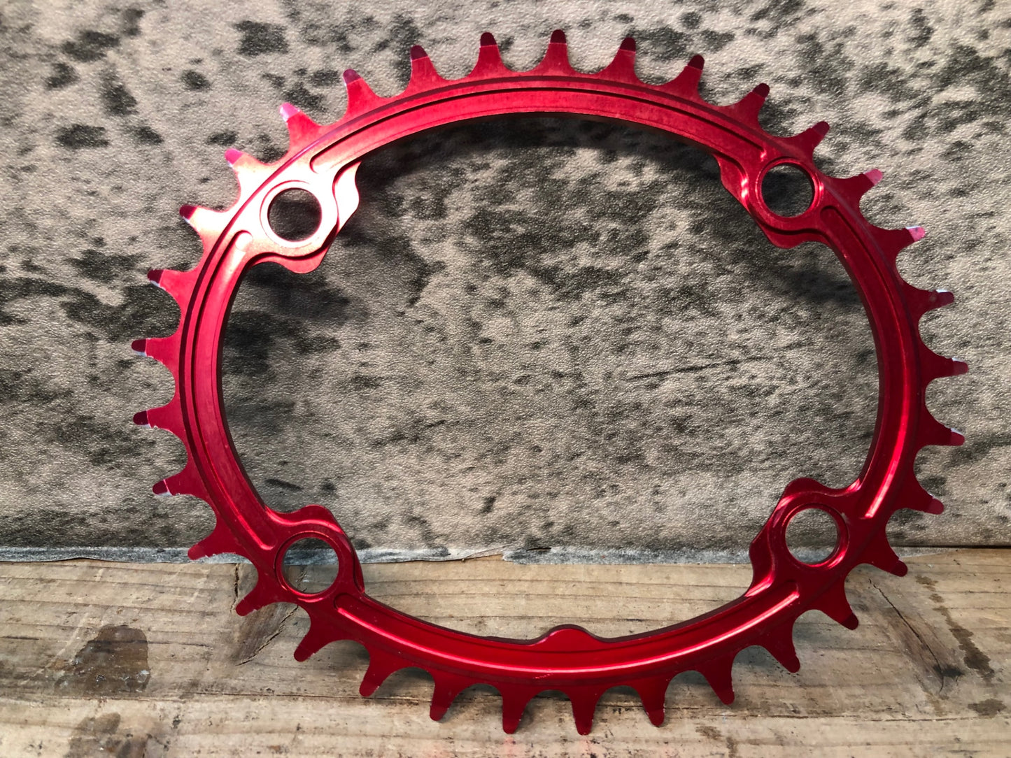 IU378 サイクロイド CYCLOID Super Hill Climb CY4-SHC-33T インナーチェーンリング 33T 赤