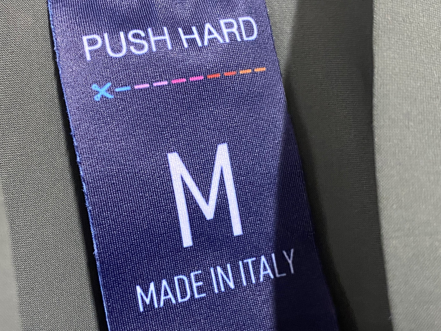 JE012 プッシュハード PUSH HARD 半袖 サイクルジャージ M グリーン イエロー