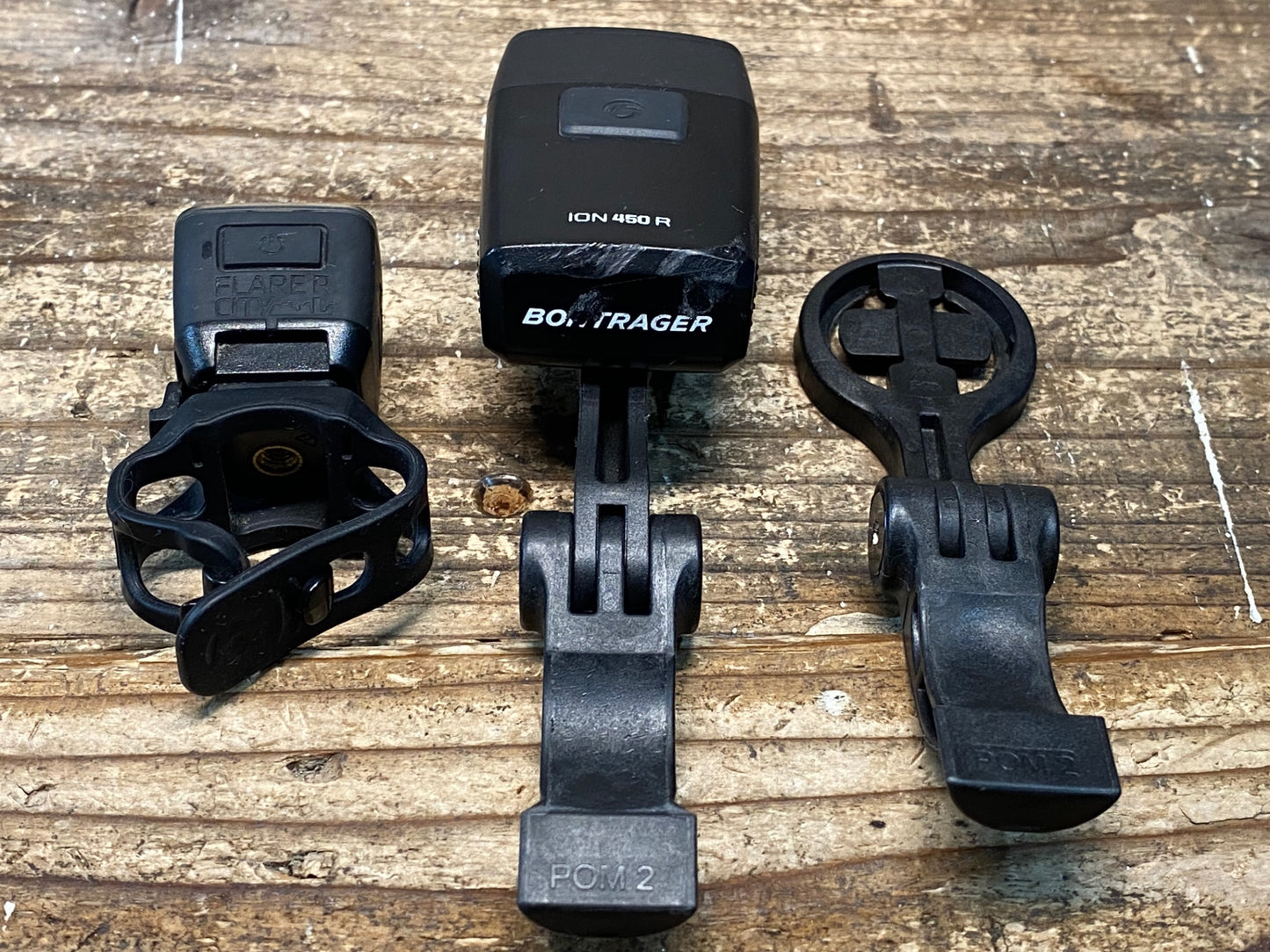 IO121 ボントレガー BONTRAGER ION 450R / FLARER CITY 前後ライトセット ブレンダーマウント Blendr ※点灯確認済み