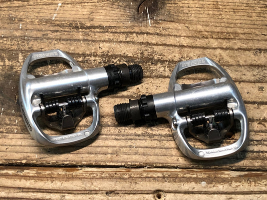 IV311 シマノ SHIMANO PD-A520 ビンディングペダル SPD シルバー