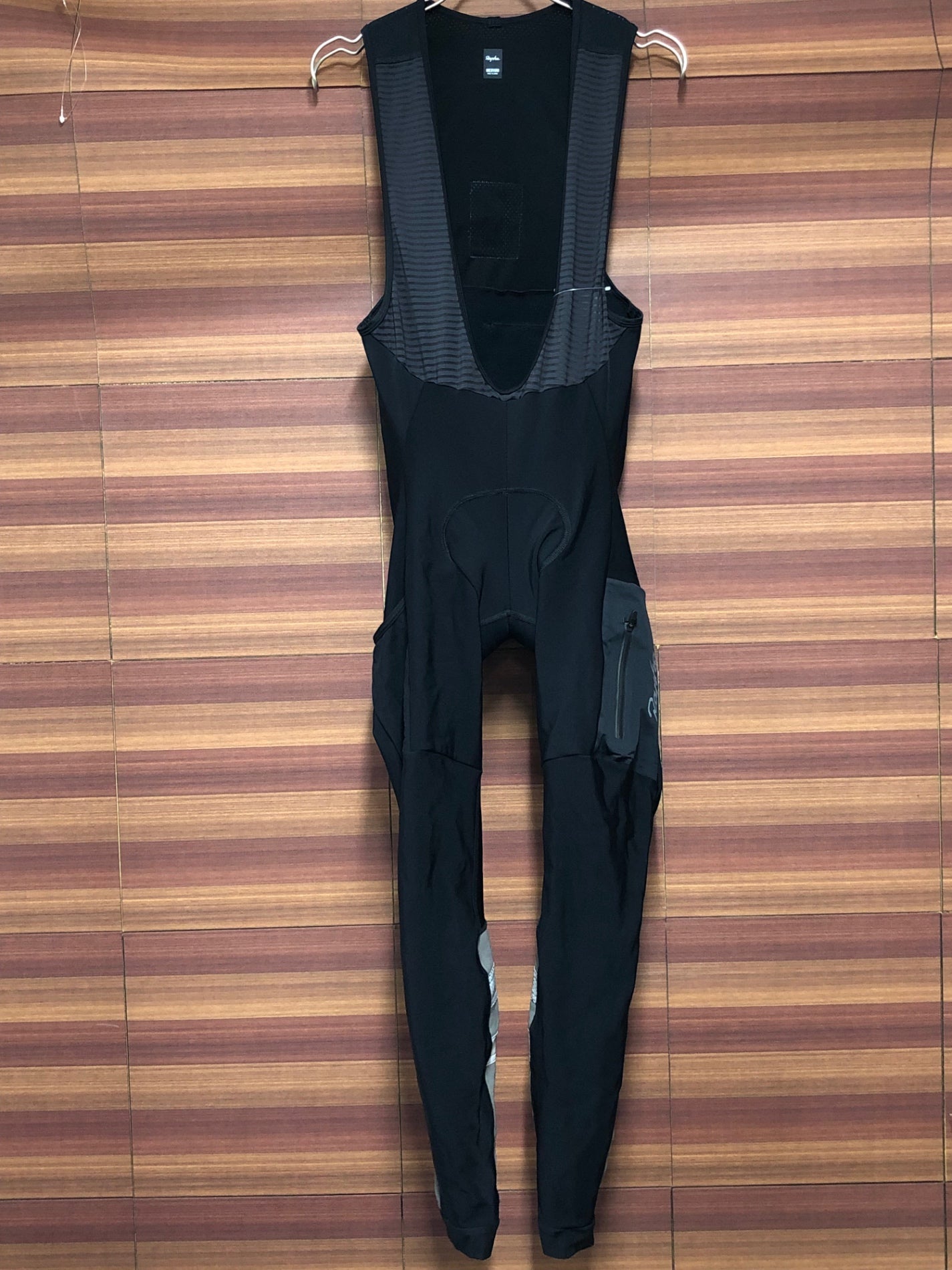IR588 ラファ Rapha CARGO WINTER TIGHTS WITH PAD カーゴビブタイツ 黒 M 裏起毛 ※パッドスレ大