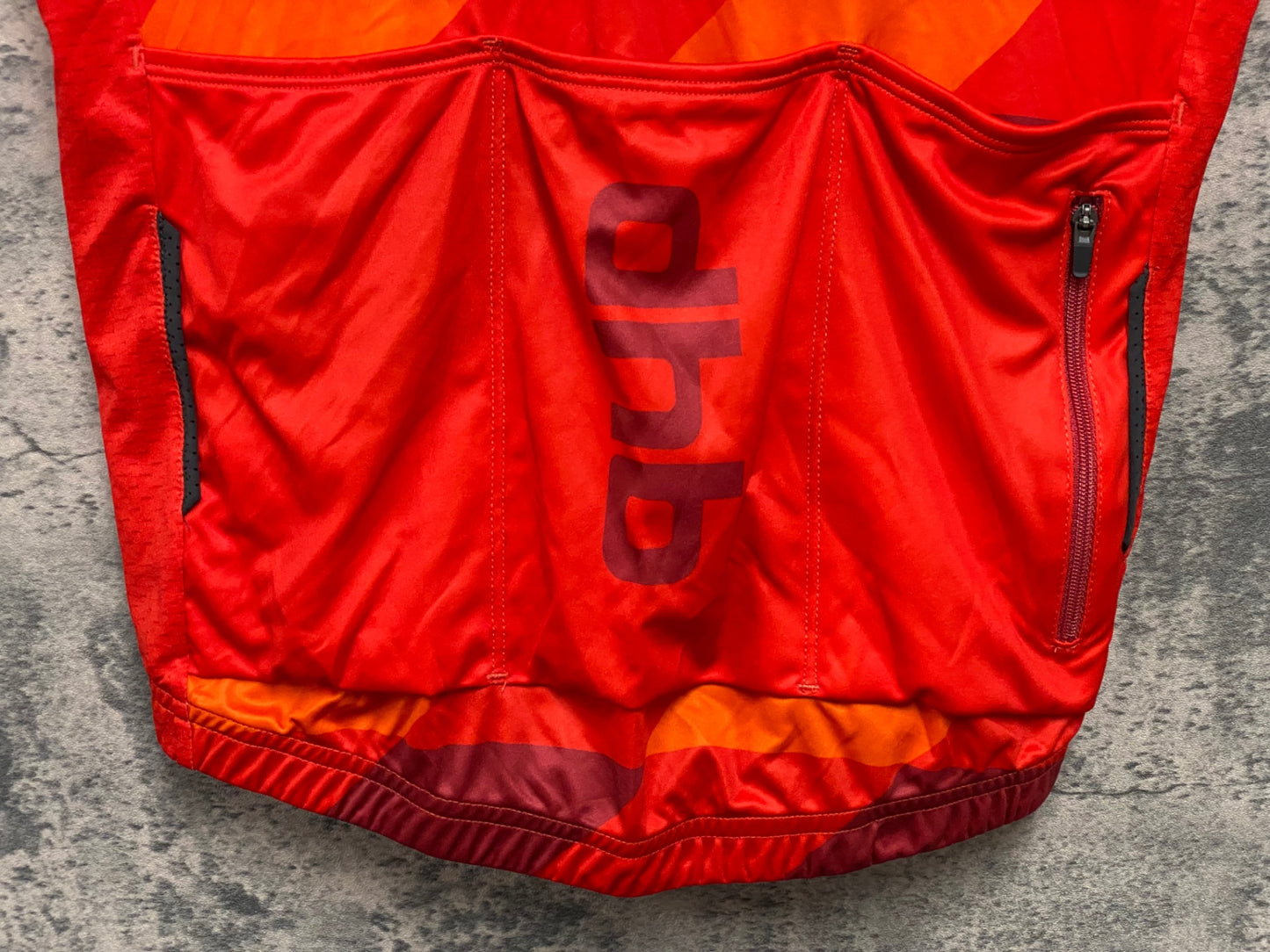 JA841 dhb BLOK 半袖 サイクルジャージ オレンジ S