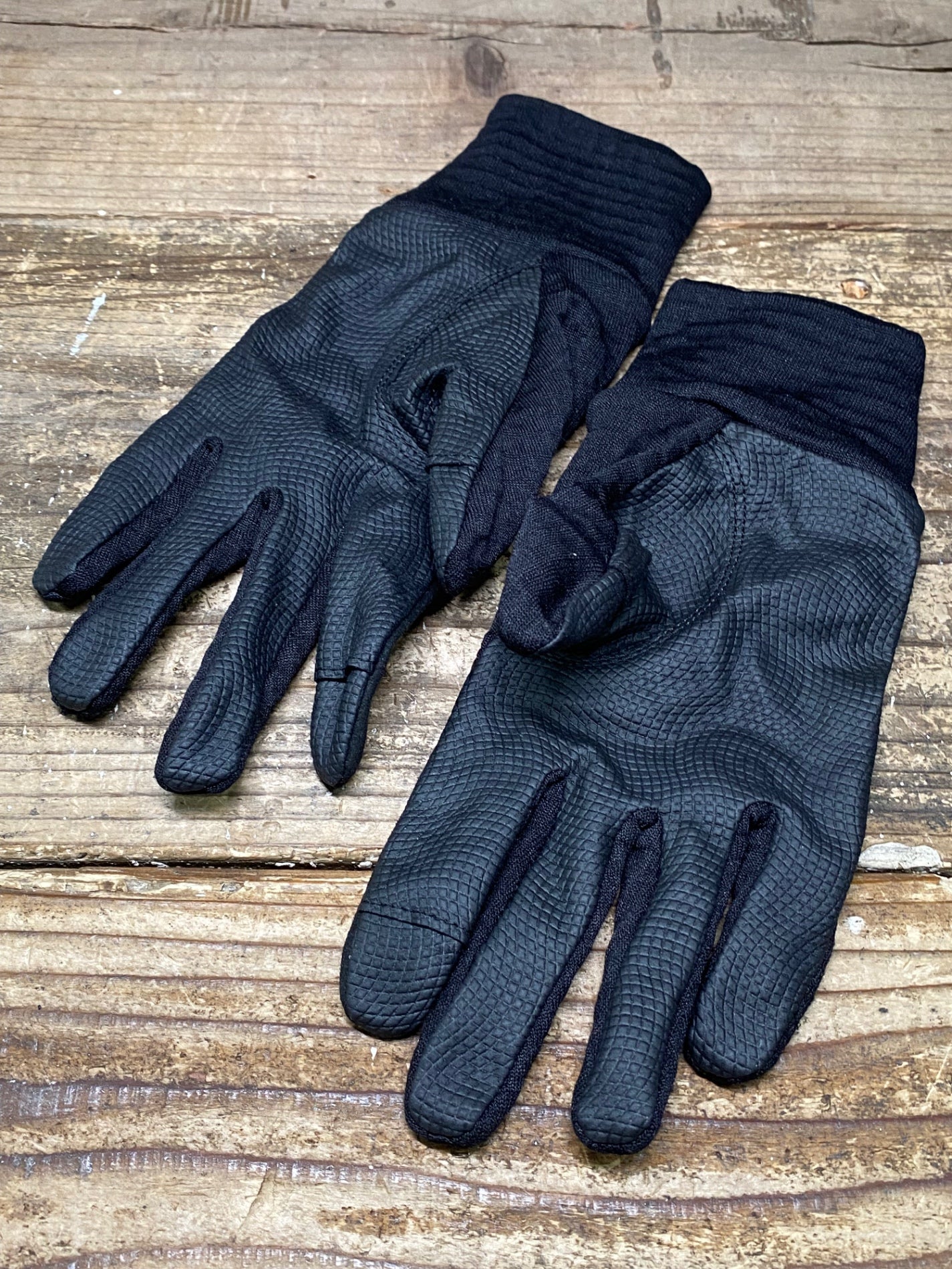 IW435 カペルミュール KAPELMUUR 長指 グローブ 黒 XS 裏起毛