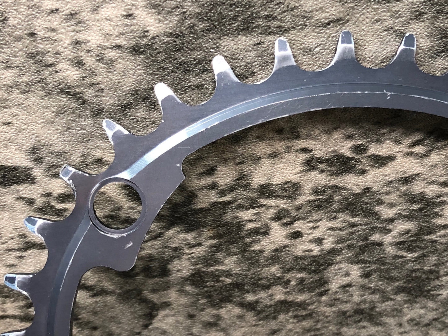 JA580 スギノ Sugino CYCLOID Super Hill Climb CY4-SHC インナー チェーンリング グレー 32T 楕円