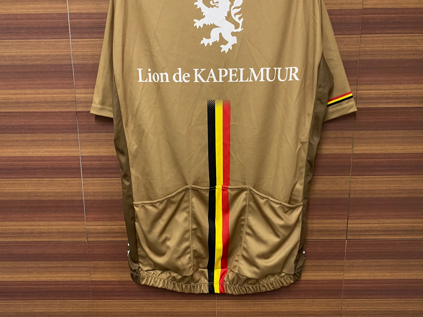 IS269 カペルミュール KAPELMUUR 半袖 サイクルジャージ 茶 黒赤XL
