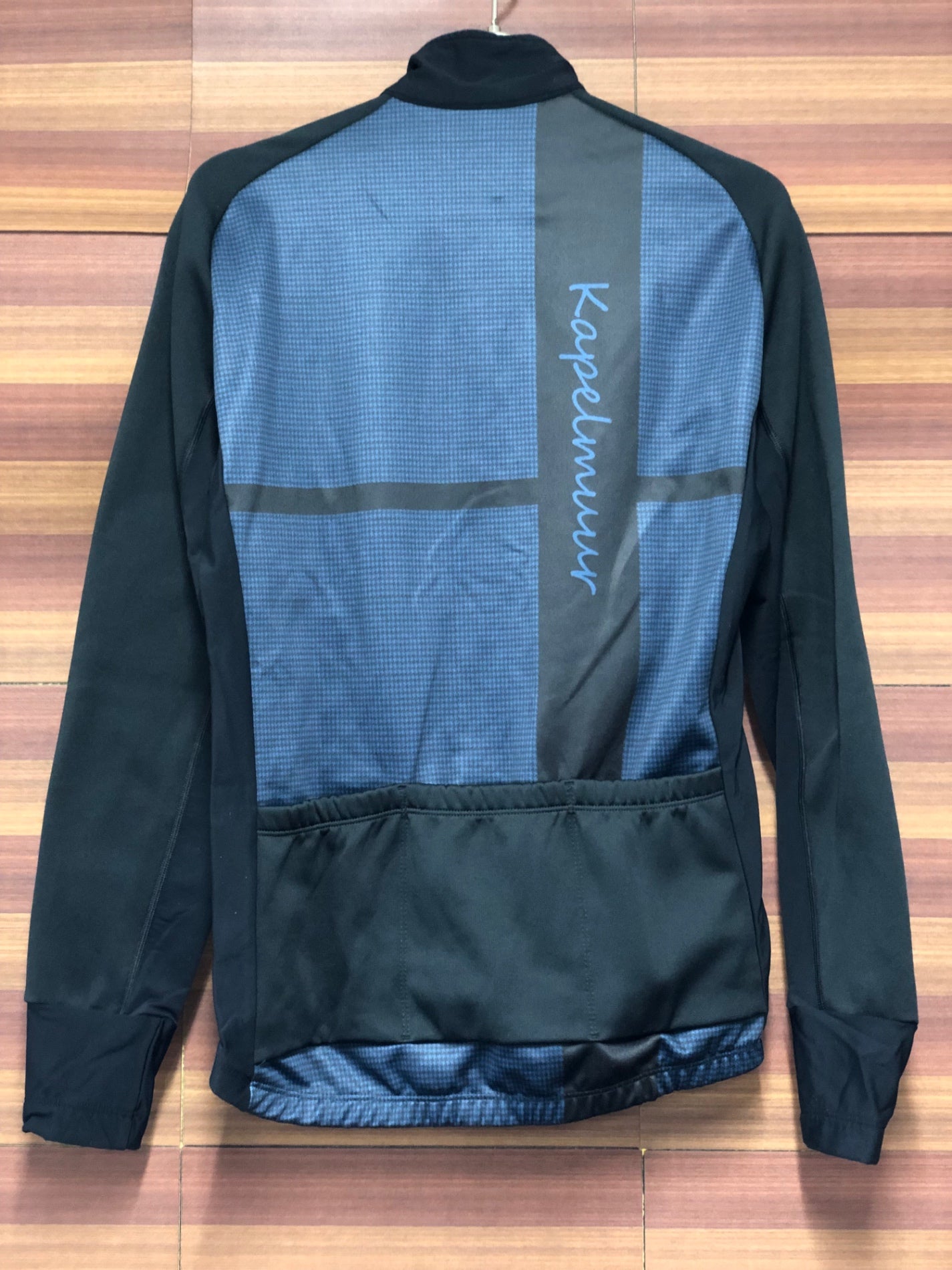 IT637 カペルミュール KAPELMUUR 長袖 サイクルジャージ 紺 黒 S 裏起毛