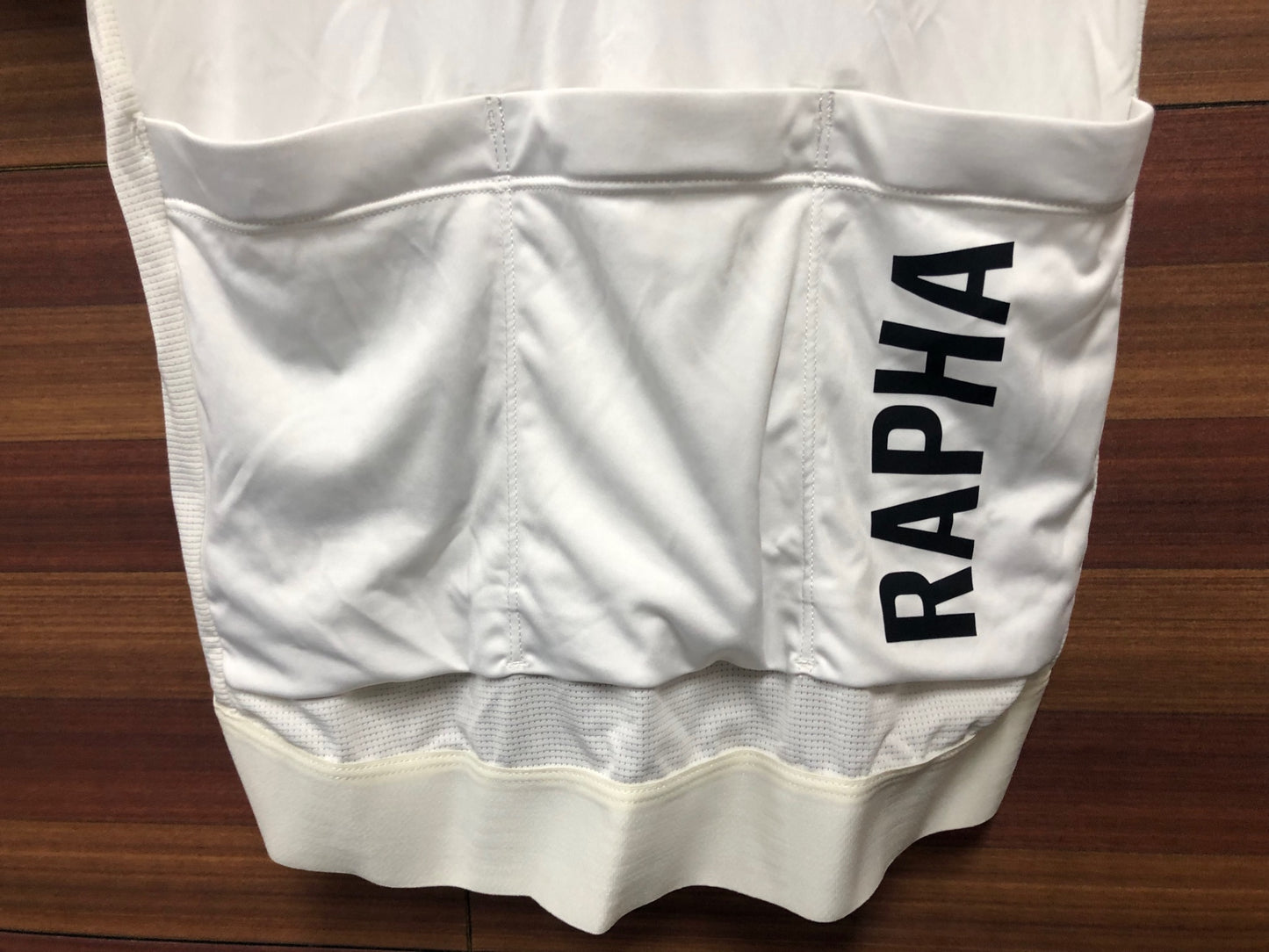 IQ760 ラファ Rapha PRO TEAM TRAINING JERSEY 半袖 サイクルジャージ 白 XS