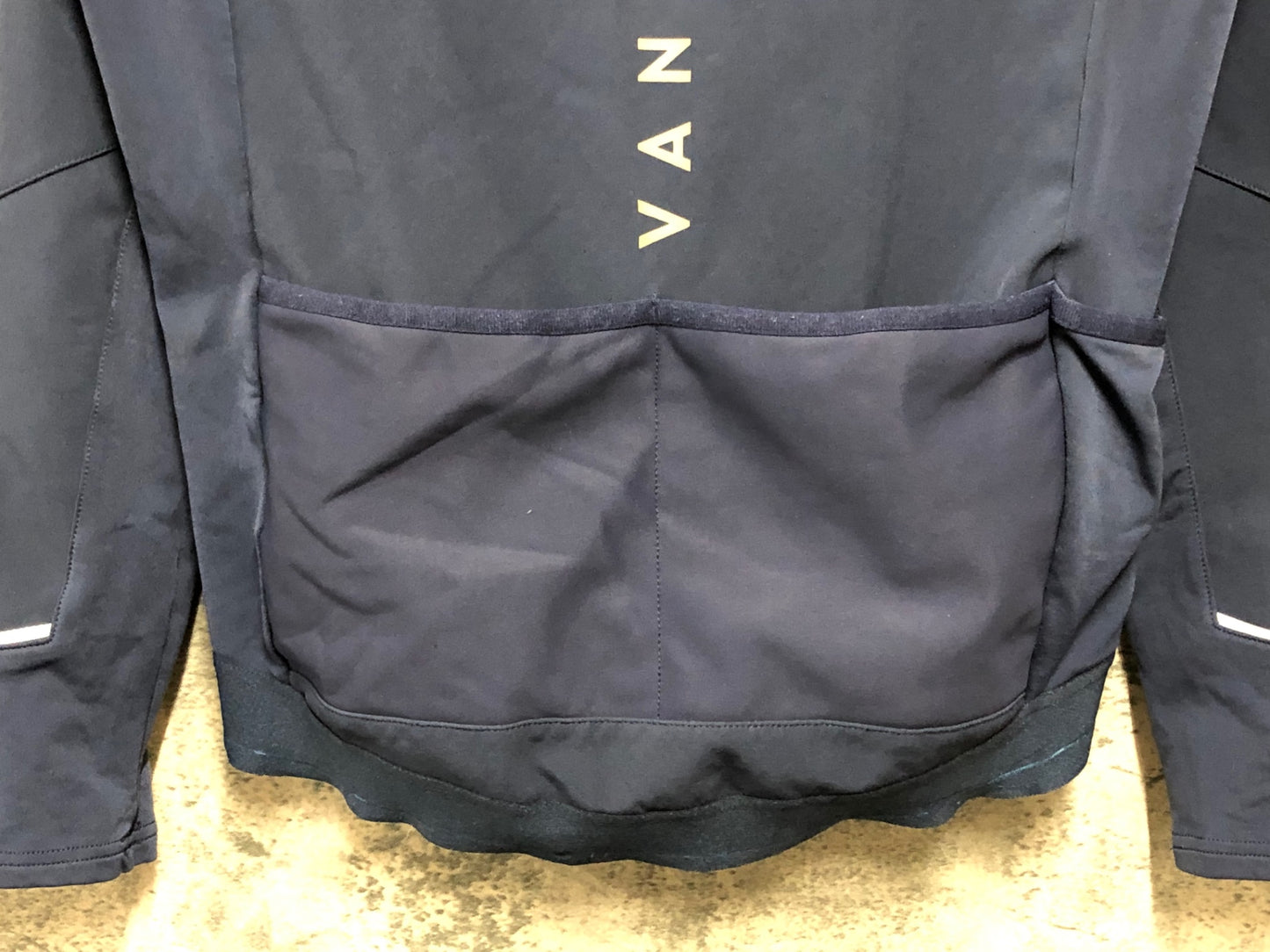 JA835 デカトロン DECATHLON 長袖 サイクルジャケット 濃紺 M VAN RYSEL