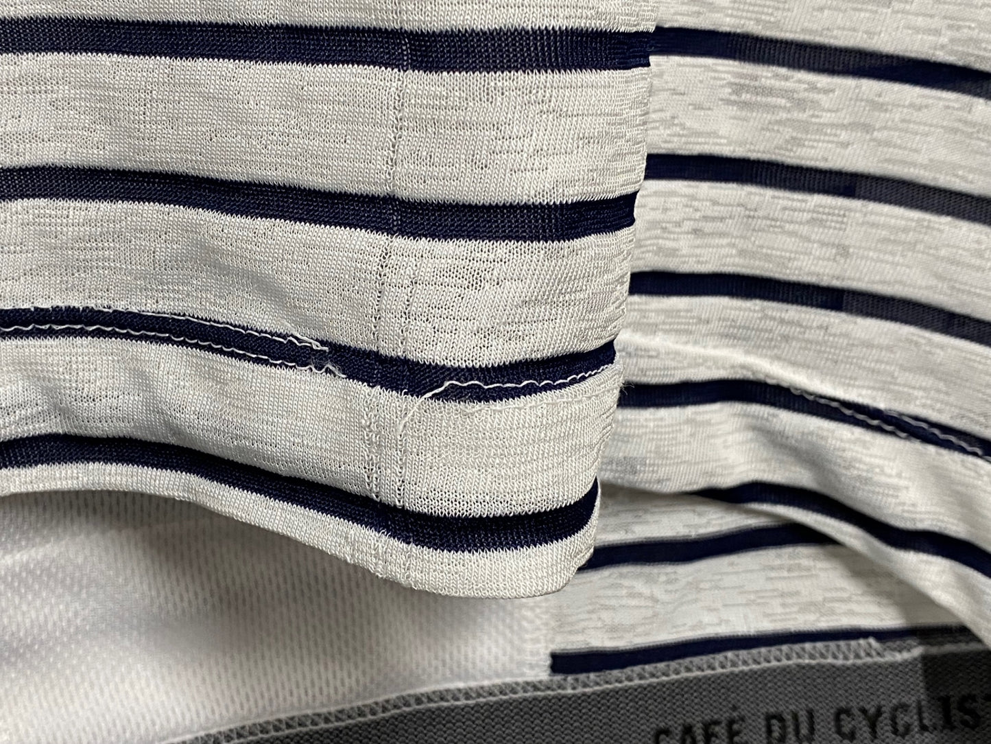 IZ941 カフェドシクリステ Cafe du Cycliste PAULINE MEN サイクルジャージ 半袖 S 白