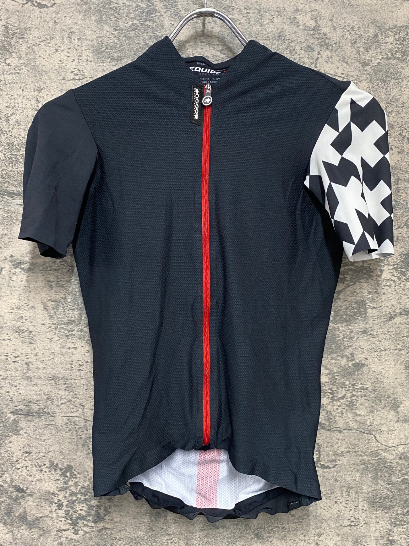 IY693 アソス Assos エキップ EQUIPE RS COLIMA CODE 1/3 半袖 サイクルジャージ 黒 S