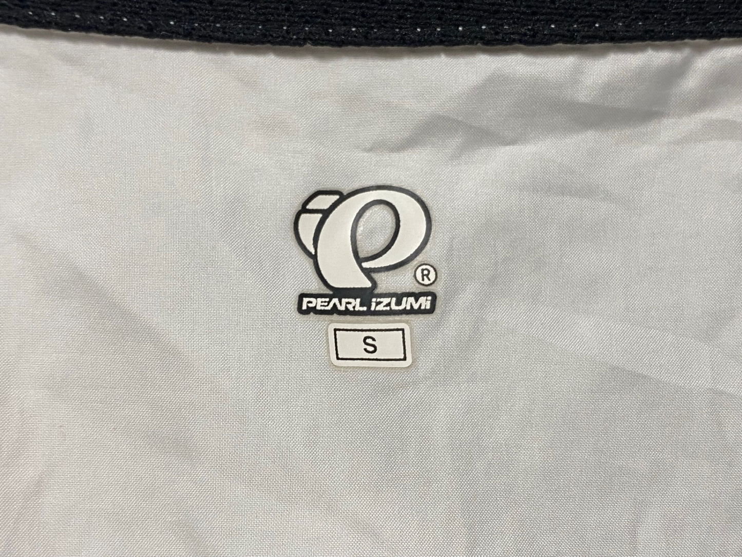 IZ545 パールイズミ PEARL iZUMi 長袖ウィンドブレーカー 白 S 擦れ 汚れ