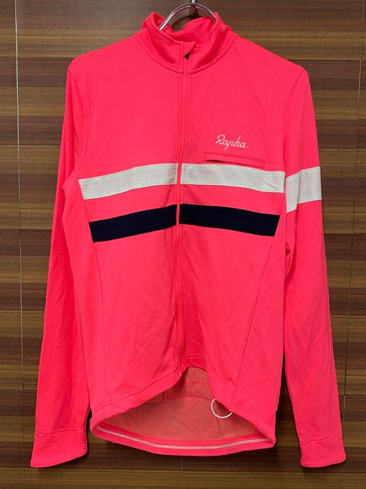IS412 ラファ Rapha ブルベ BREVET JERSEY 長袖サイクルジャージ ピンク M
