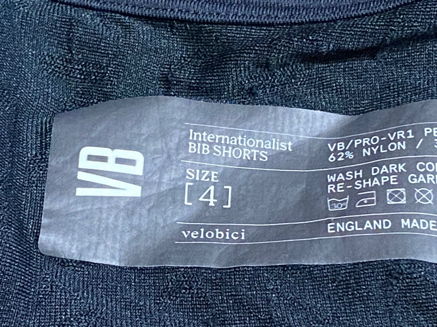 IO535 ヴェロビチ velobici Internationalist BIB SHORTS ビブショーツ 黒 4