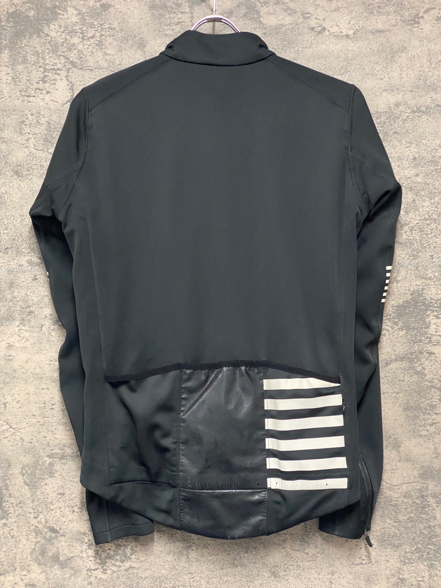 IY090 ラファ Rapha PRO TEAM SOFTSHELL JACKET 長袖 サイクルジャケット 黒 S