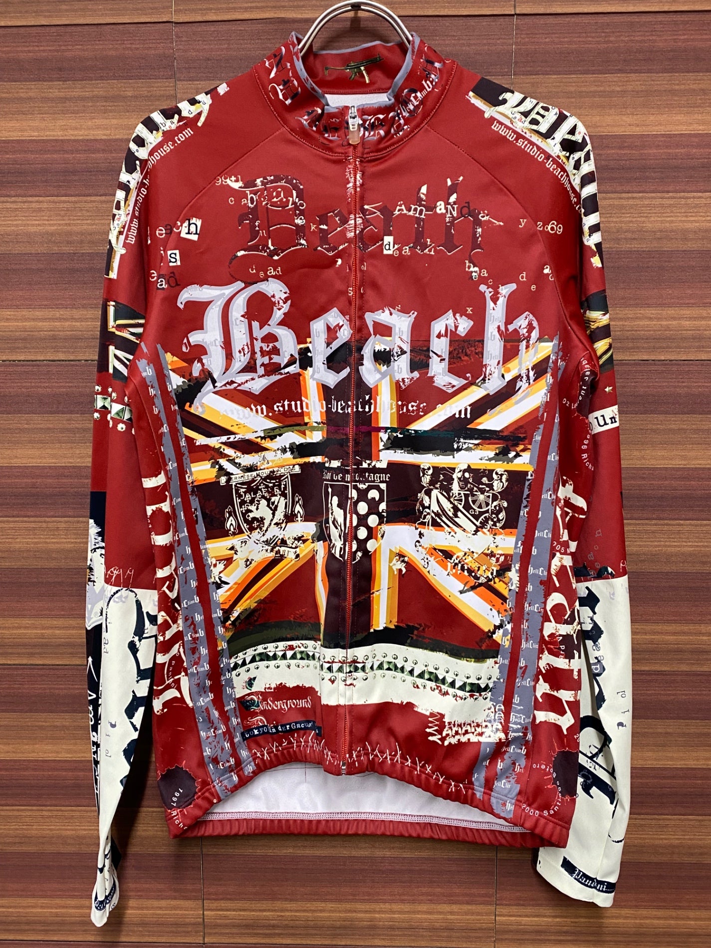 IS050 パンダーニ PANDANI 裏起毛 ウインタージャージ 赤 L