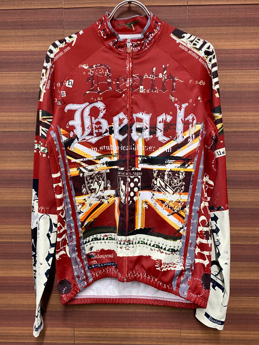 IS050 パンダーニ PANDANI 裏起毛 ウインタージャージ 赤 L