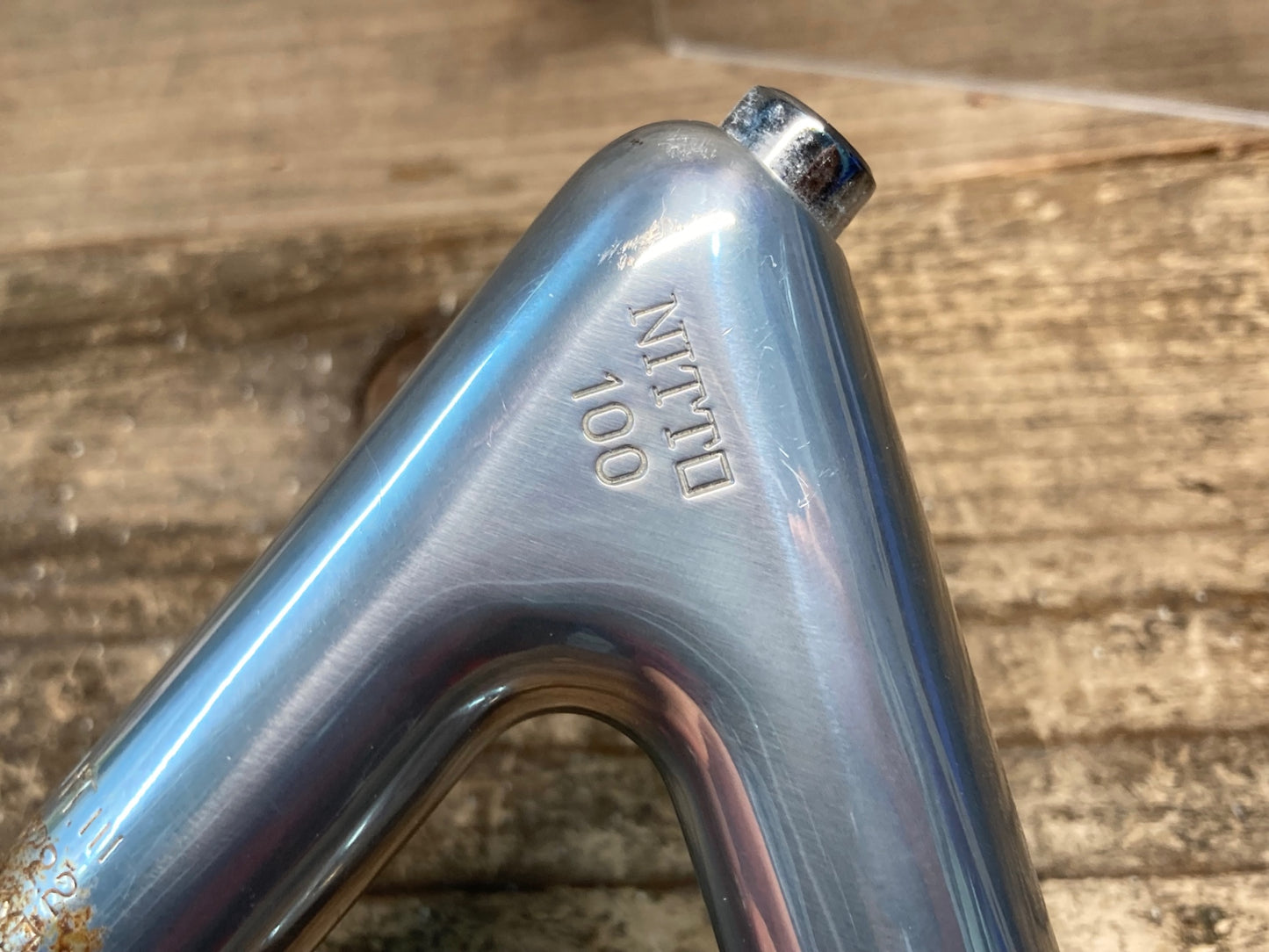 IX011 日東 NITTO NJS スレッドステム 100mm ハンドルクランプΦ25.4 Φ22.2