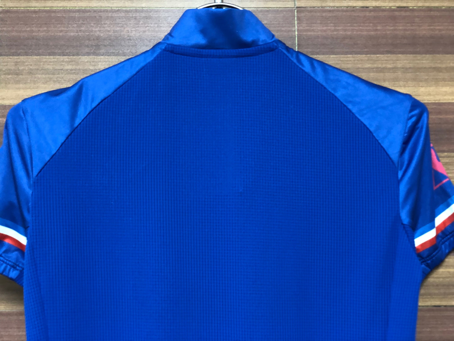 IJ350 ルコックスポルティフ le coq sportif 半袖 サイクルジャージ ネイビー 赤 S