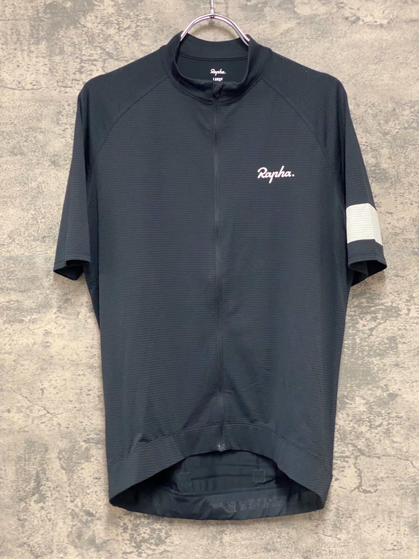JB054 ラファ Rapha CORE LIGHTWEIGHT JERSEY 半袖 サイクルジャージ 黒 L