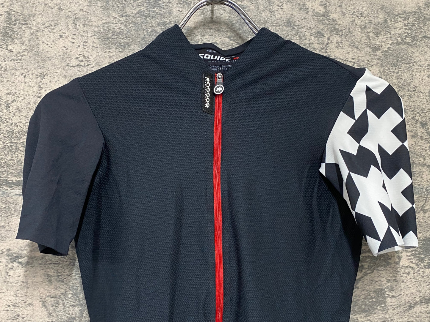 IY693 アソス Assos エキップ EQUIPE RS COLIMA CODE 1/3 半袖 サイクルジャージ 黒 S