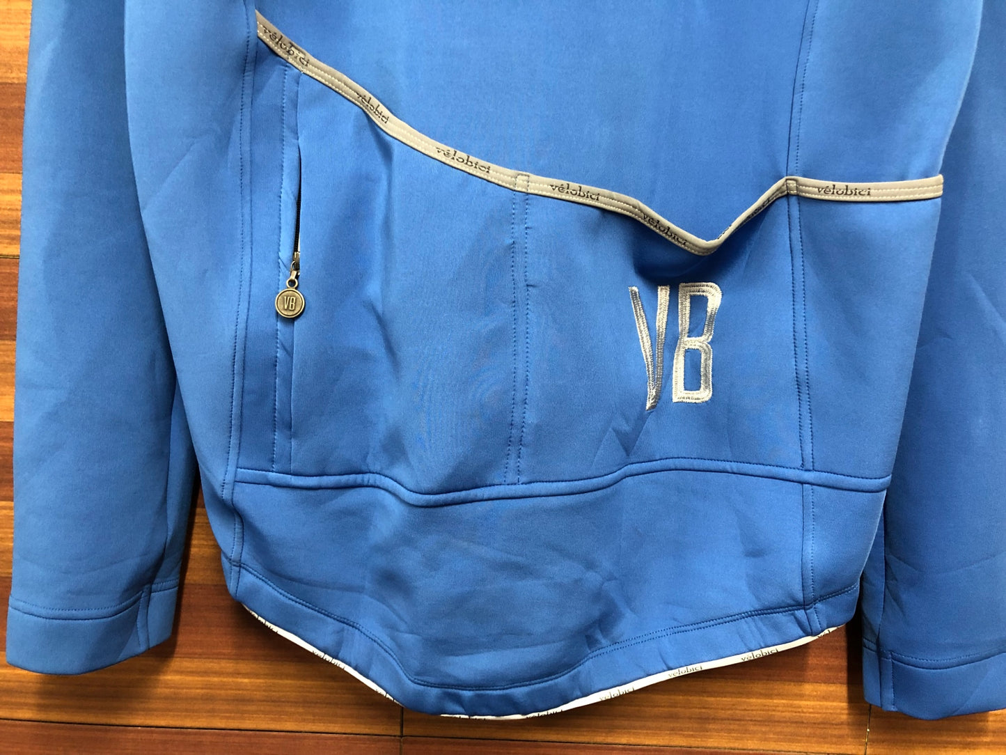 IO511 ヴェロビチ velobici COBALTO THERMAL JERSEY 長袖 サイクルジャージ 青 6