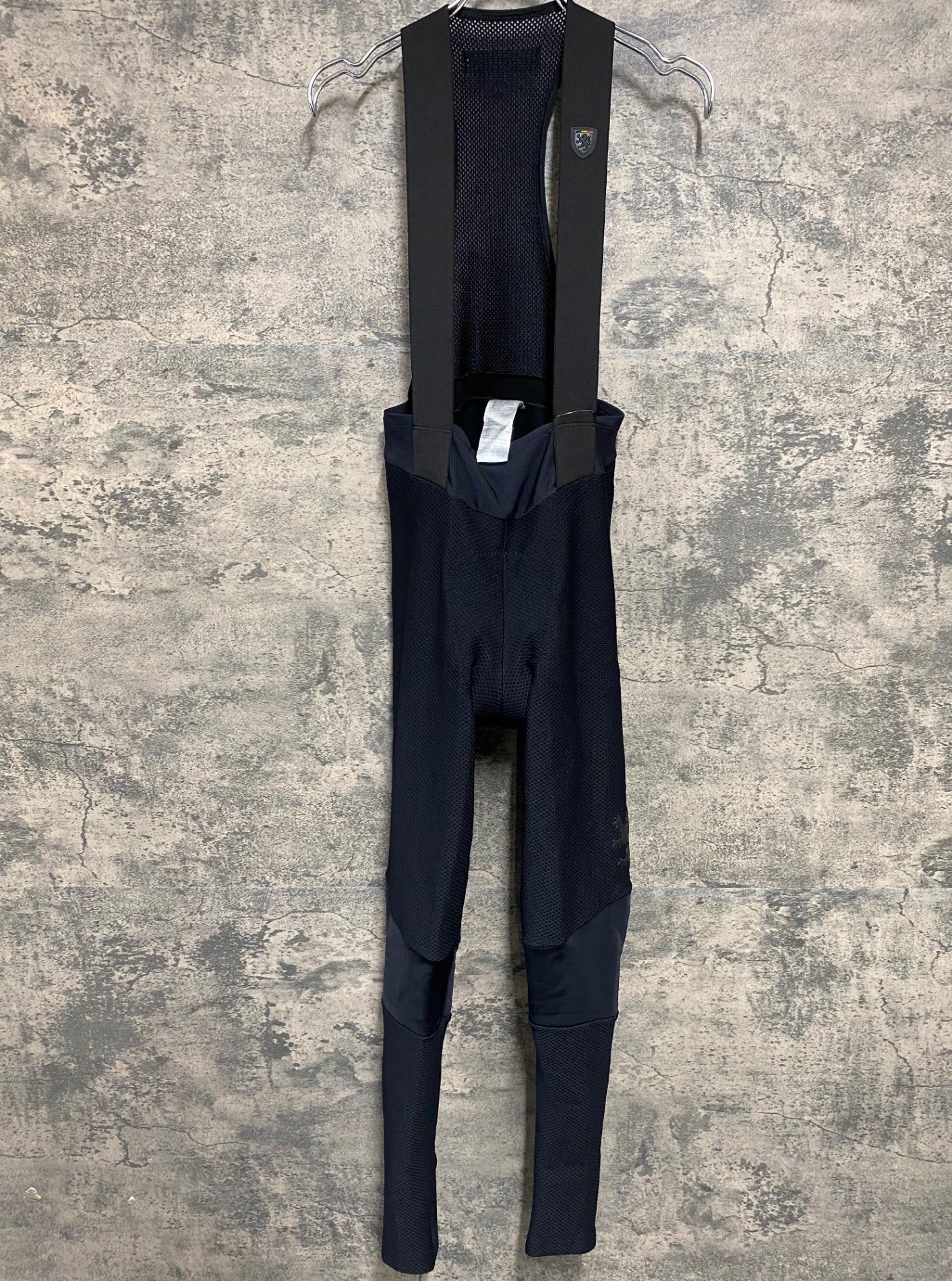 IZ778 リオンドカペルミュール Lion de KAPELMUUR ビブタイツ 黒 M 裏起毛