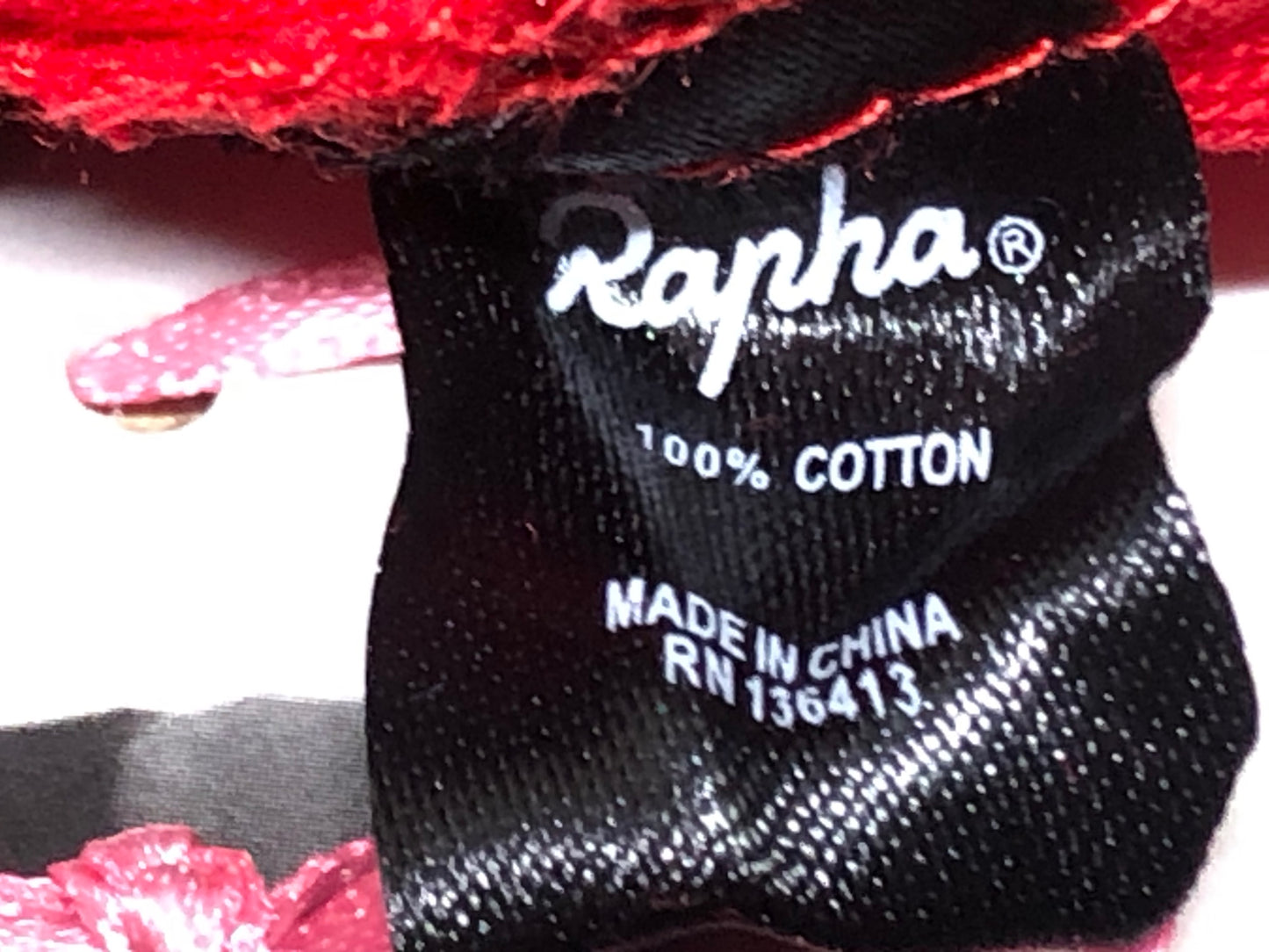 IW755 ラファ Rapha WIGGINS REPLICA CAP サイクルキャップ 赤 ネイビー ワンサイズ TEAM sky