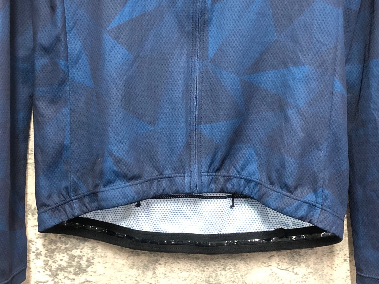 IX160 リオンドカペルミュール Lion de KAPELMUUR 長袖 サイクルジャージ 黒 紺 L