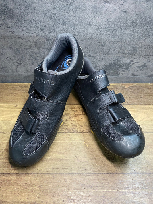 IZ520 シマノ SHIMANO RP3 SH-RP300-S ビンディングシューズ EU44 黒 3穴