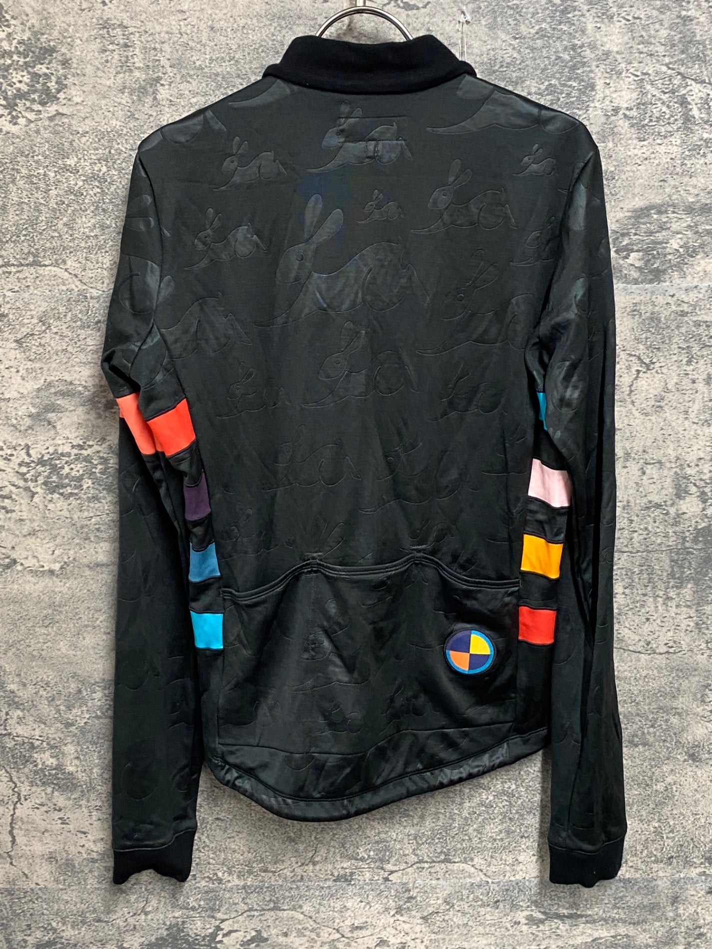 JC611 ラファ Rapha PAUL SMITH & RAPHA LONG SLEEVE CLASSIC JERSEY 長袖 サイクルジャージ 黒 M