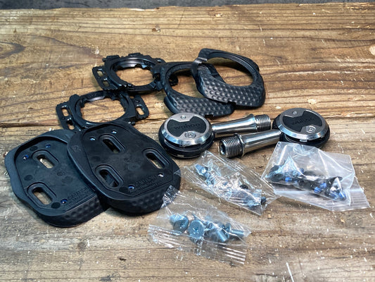 IL553 ワフー WAHOO SPEEDPLAY ペダル ステンレスシャフト ビンディングペダル クリート付き