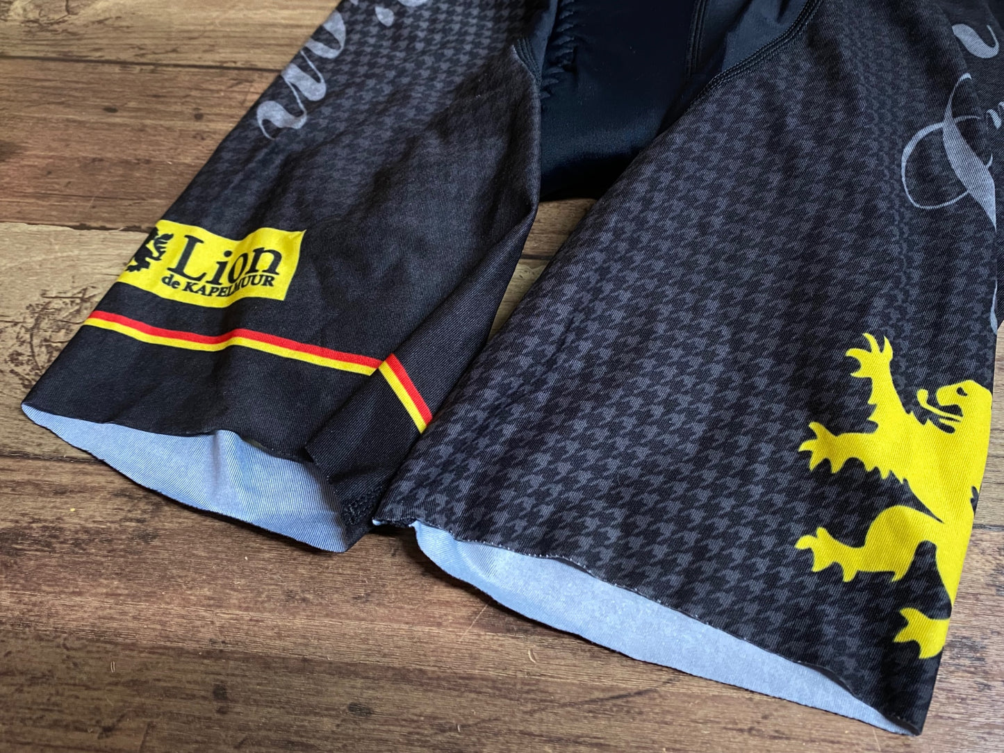 IN081 リオンドカペルミュール Lion de KAPELMUUR ビブショーツ 黒 M