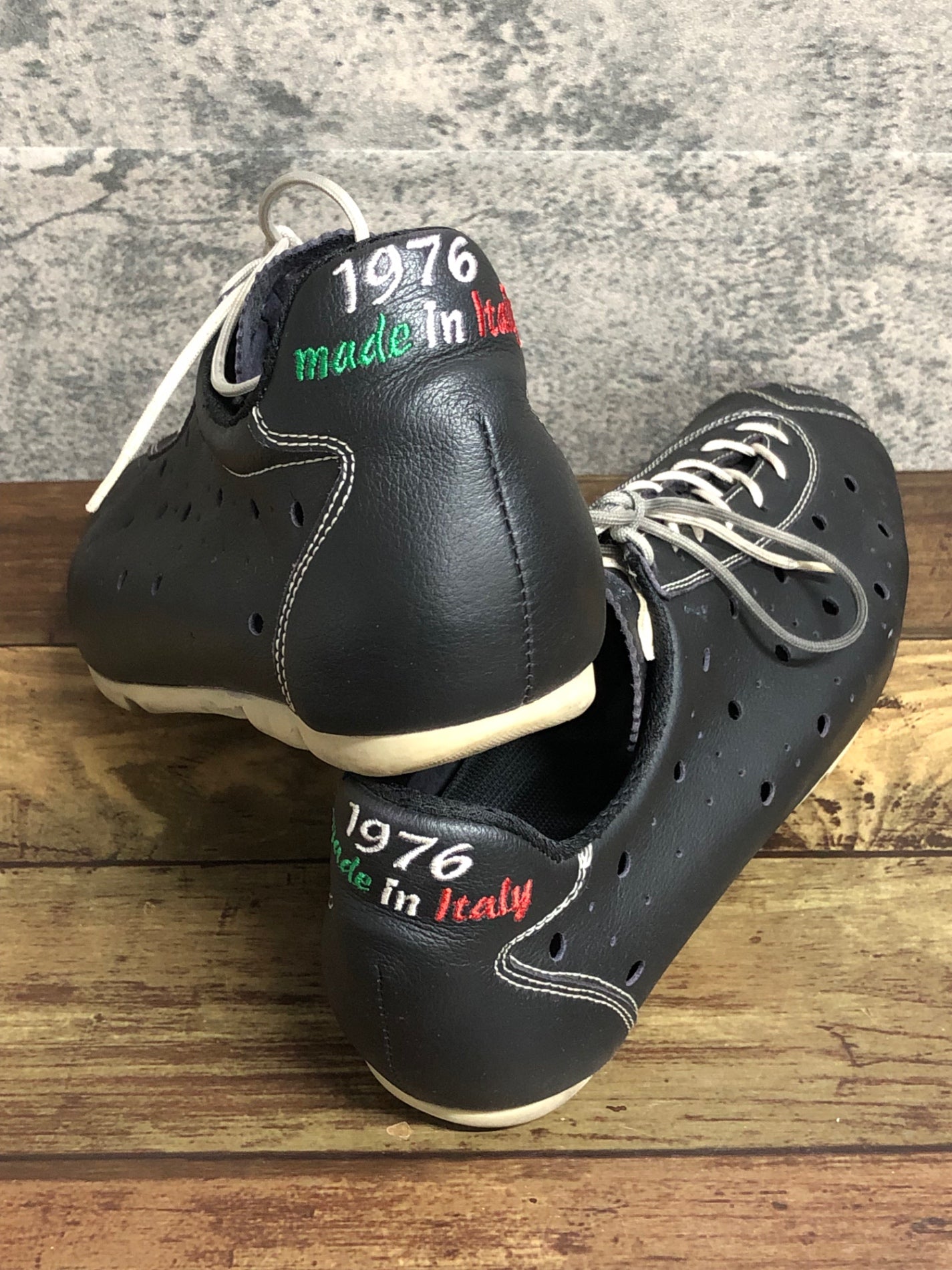 IY493 ヴィットリア VITTORIA BIANCO LINE ビンディングシューズ SPD EU43サイズ 黒