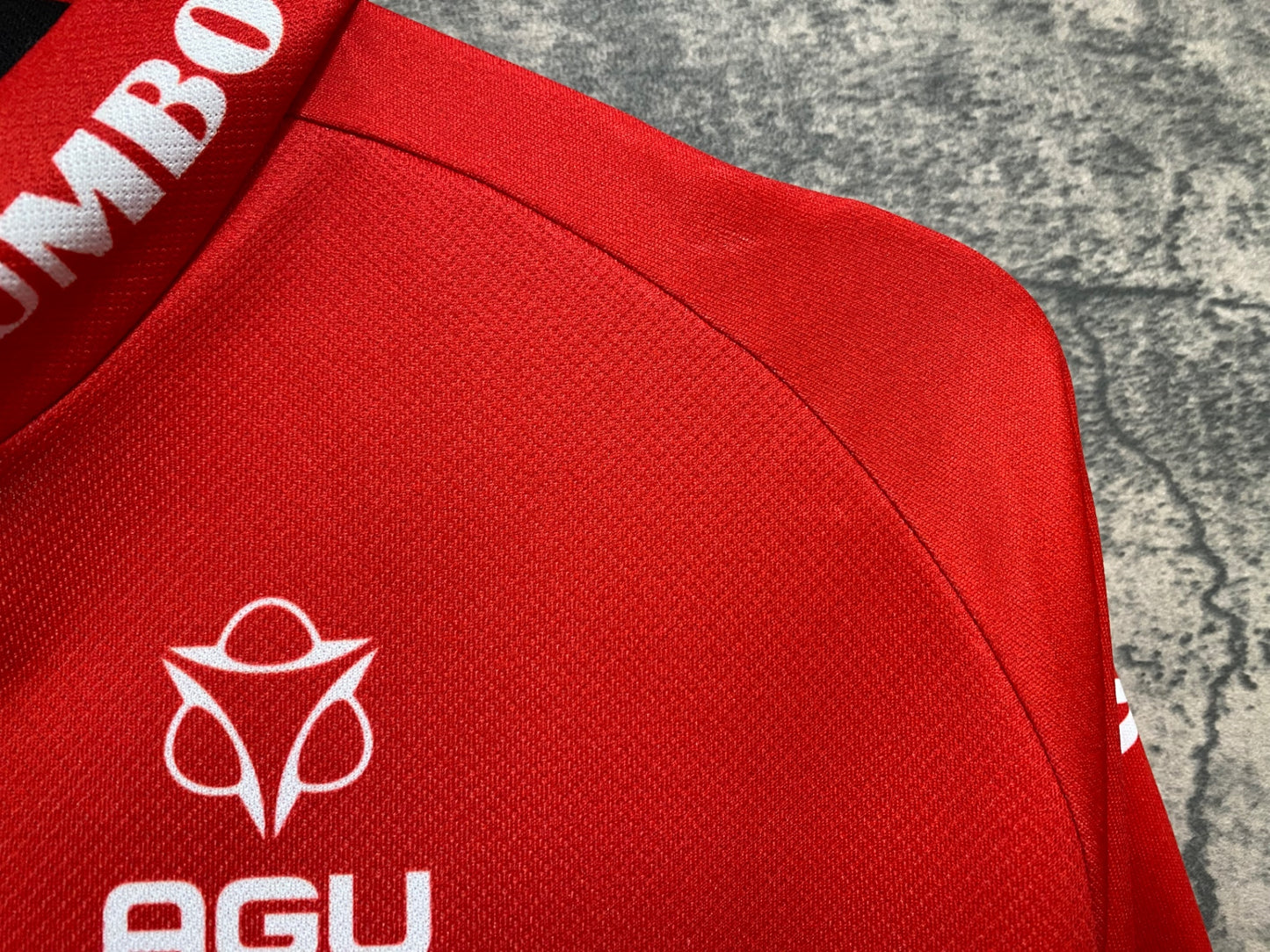 IV587 AGU 半袖サイクルジャージ 赤 L JUMBO VISMA