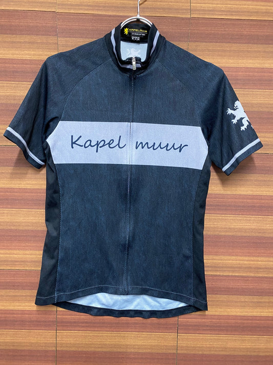 IM395 カペルミュール KAPELMUUR 半袖 サイクルジャージ 黒 グレー レディース M