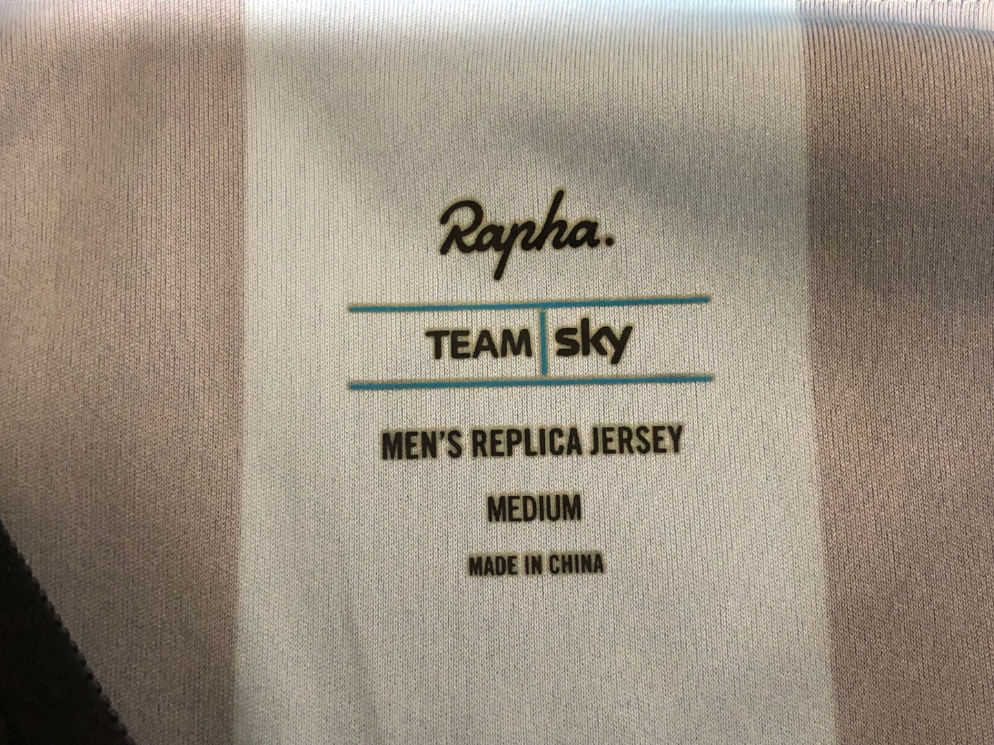 JC816 ラファ Rapha MEN'S REPLICA JERSEY 半袖 サイクルジャージ 黒 M TEAM sky